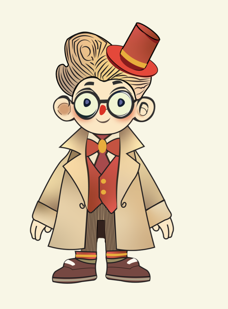 Professor M'affino Brand Mascot